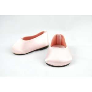  Pink Satin Slip Ons for American Girl Dolls and Most 18 
