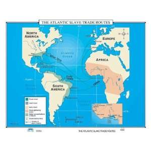   Map 30017 006 The Atlantic Slave Trade Routes
