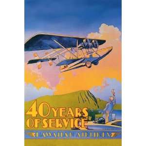  Hawaiian Airlines   40 Years of Service by C. E. White 