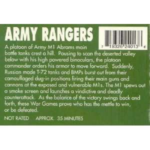  Army 2 pack Army Rangers and War Games Books