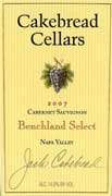 Cakebread Benchland Select Cabernet Sauvignon 2007 