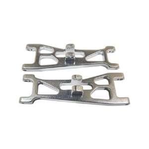  04205 Alum Front Lower Arm Silver SC10: Toys & Games