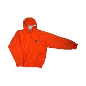 Florida Gators Orange Hooded Lined Windbreaker Jacket:  