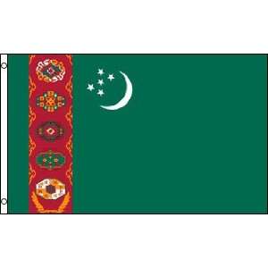  Turkmenistan Official Flag