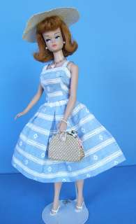 Vintage 1963 FASHION QUEEN BARBIE DOLL in her Classic SUBURAN SHOPPER 