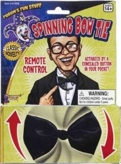 Spinning Bow Tie  Black Bow Tie that is activated by a concealed 