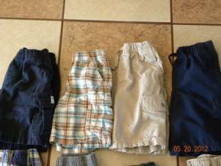 Lot of 8 Boys Shorts Size 4 5/6 OshKosh, Sonoma, Arizona EUC!!  