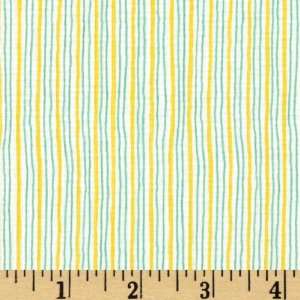 44 Wide Moda City Weekend Street Stripe Downtown Turquoise Fabric By 