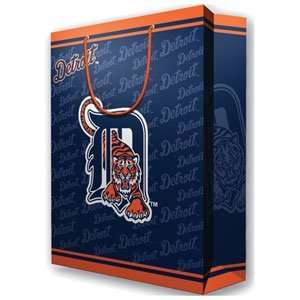  Detroit Tigers MLB Large Gift Bag (15.5 Tall) Sports 