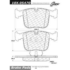  Centric Parts, 102.05470, CTek Brake Pads Automotive