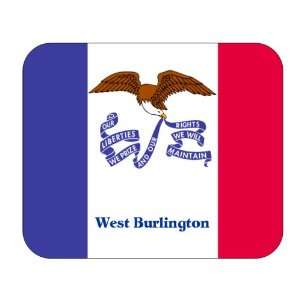  US State Flag   West Burlington, Iowa (IA) Mouse Pad 