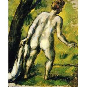   oil paintings   Paul Cezanne   24 x 30 inches   Bather from the Back