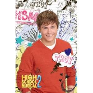   School Musical 2 Poster ~ Zac Efron as Troy ~ 22x34