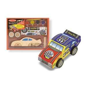  Wooden Race Car to Decorate Yourself   (Child) Baby