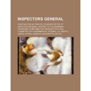  general contracting actions by Treasury Office of Inspector General 