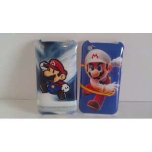 COMBO #2 Super Mario Hard Case for Iphone 3g 3gs + Two Free Screen 