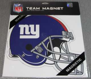 NFL NIB 12 INCH AUTO MAGNET   NEW YORK GIANTS 023245987752  