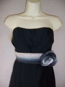 PLENTY FROCK TRACY REESE Black Strapless Dress 0 NWT  