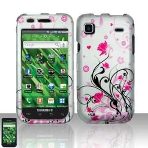  Samsung Vibrant T959 Pink Vines Rubberized Hard Case Snap 
