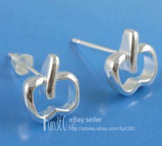 Free Shipping Pair Earrings,Fashion Solid Silver,Lovely Jewelry Gift 