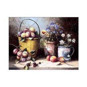 Still Life with Plums by Paul Morgan 20x16  Kitchen 