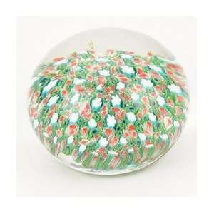  Hand Glass Art Field of Millefiore Paperweight PW 6109 