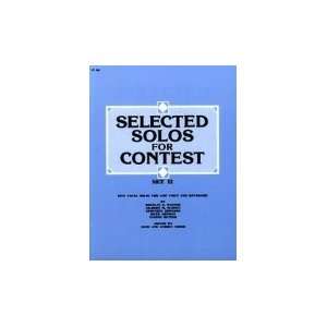   Solos for Contest Set II (Low Voice) Various Composers Books