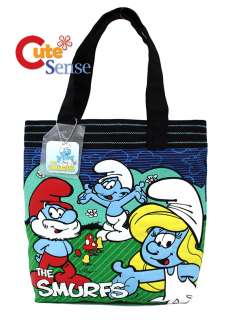 The Smurfs Tote Bag  Lather/ Canvas