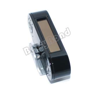 LCD Energy Digital Solar Thermometer Hygrometer Sensor / black  