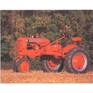  Orange Tractor Allis Chalmers   Photography Poster   16 x 