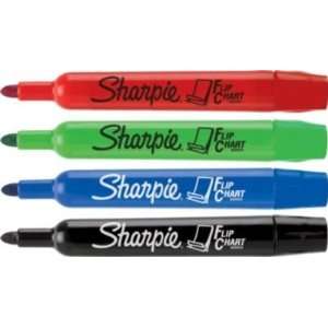  Sharpie Flip Chart Markers, Assorted, 4/Pack Office 