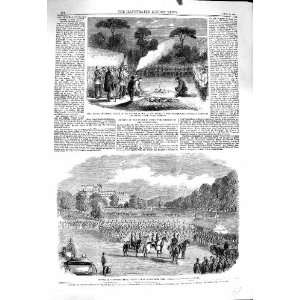 1860 FUNERAL ENSIGN TUCKER CAPUA CHATSWORTH RIFLE ARMY  