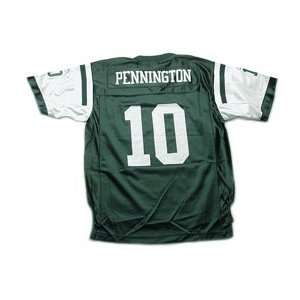  New York Jets Chad Pennington Jersey   Replica (Home) Closeout 