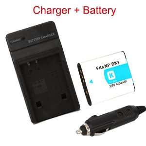    bk1 Battery+charger for Sony Dsc w180 W190 S750 S950
