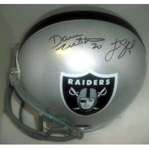 Oakland Raiders McFadden and Campbell Hand Signed Autographed Football 