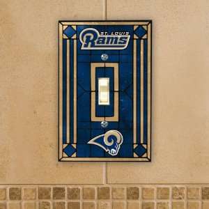  St. Louis Rams Art Glass Switch Cover: Sports & Outdoors