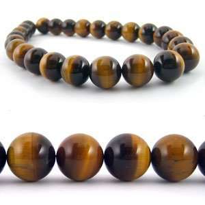  Loose Round Tigers Eye Crystal Beads (16mm x 16mm 