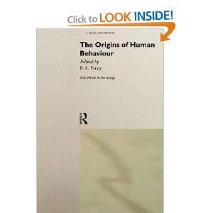   Behaviour (One World Archaeology) (9780044450153): Robert Foley: Books