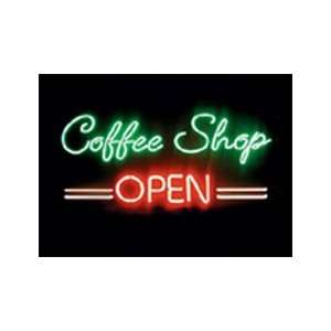  Coffee Shop Open Low Voltage Neon Sign 12 x 22