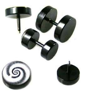   Ear Plugs with Spiral Design   Sizes Big Sold as a Pair Jewelry