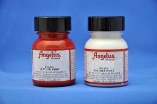 Bottles Angelus Acrylic Paint /Dye, Leather & Vinyl  6 Colors  