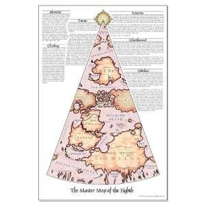  The Master Map of the Eighth Landmarks Large Poster by 