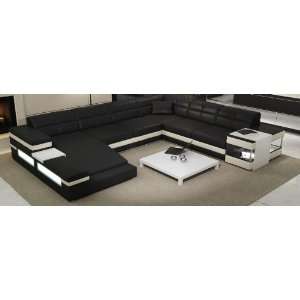 Modern Italian Design Leather Sectional Sofa 