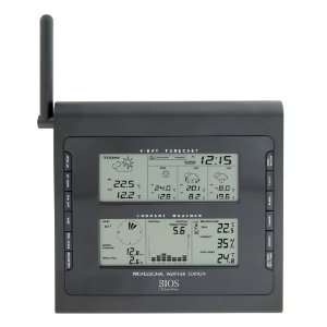  Bios Weather Station with 4 Day Forecasting (Gray, 15.5 Inch x 10 
