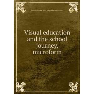  Visual education and the school journey. microform 