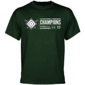   2011 WAC Baseball Tournament Champions T shirt   Green Sports