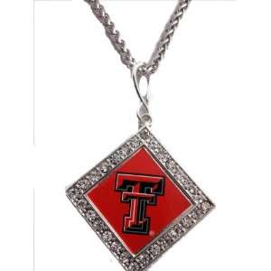 Texas Tech Pendant and Necklace Set   Red Raiders Mom