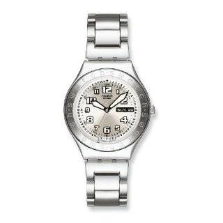   Chronograph Blooded Silver Mens Watch SVCK4038G: Swatch: Watches