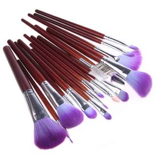 styles selectable Makeup Brush Set Kit + Pouch Bag  