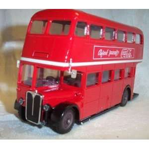   : Coca Cola Die cast Metal Bus Londonien Double Decker: Toys & Games